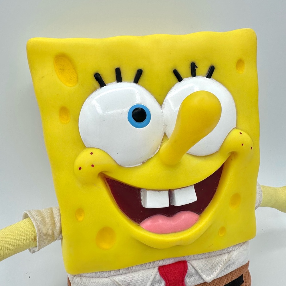 2005 SpongeBob SquarePants Knows Your Name Talking Plush Figure - RARE HTF - Picture 2 of 13
